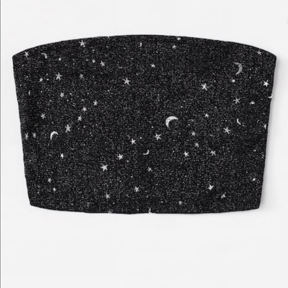 ROMWE Tops - Brand new stars and moon tube top never worn!